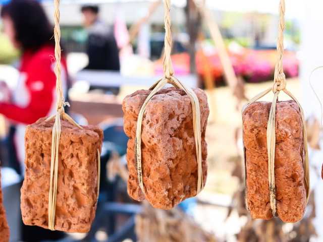 Fermented soybean paste (cheonggukjang) rich in probiotics and protein