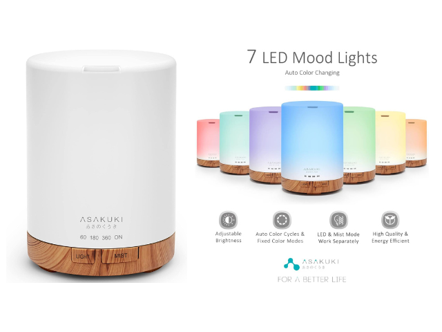 ASAKUKI Essential Oil Diffuser