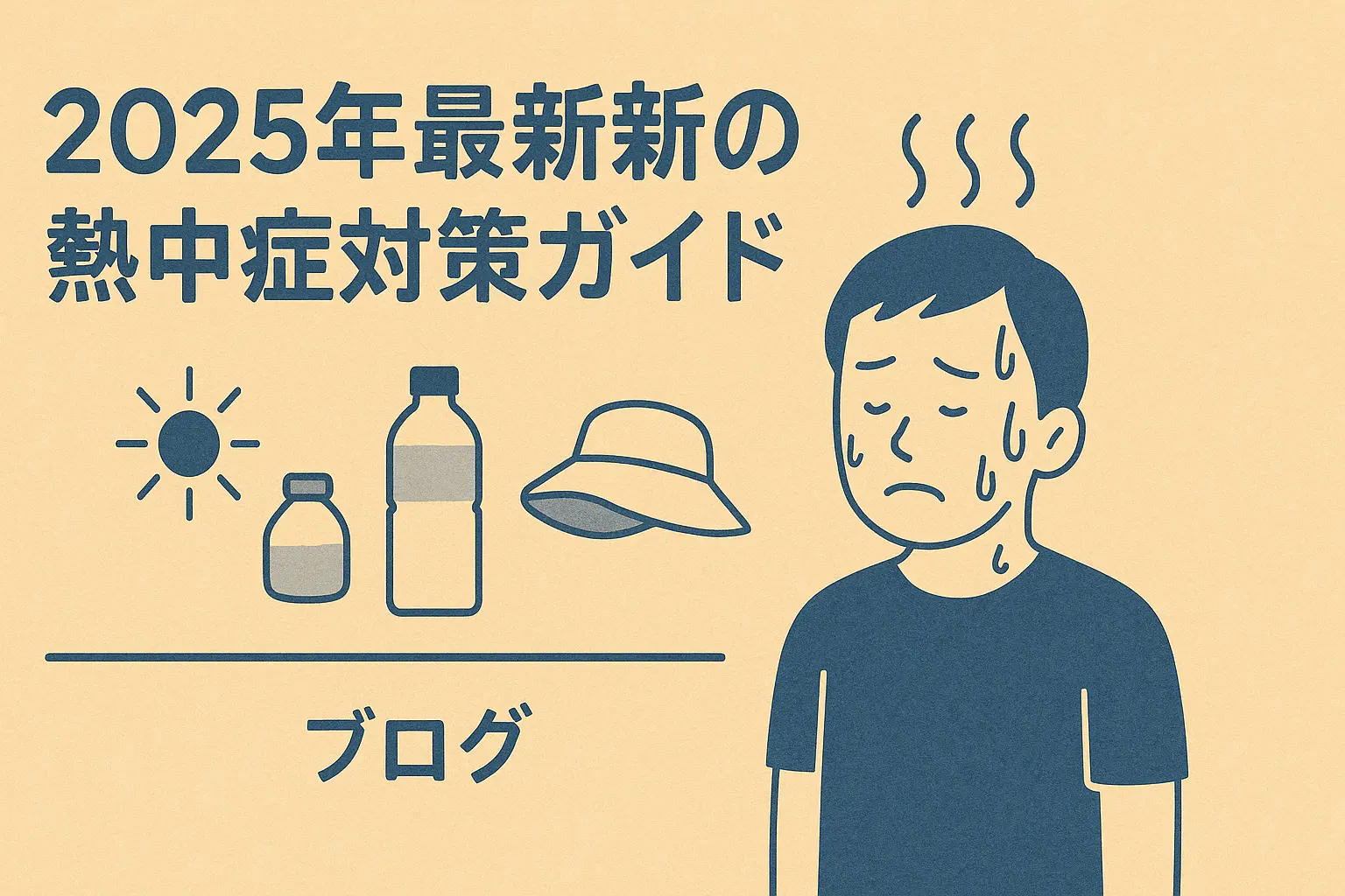 2025年熱中症対策に役立つ最新ガイドラインのイラスト
